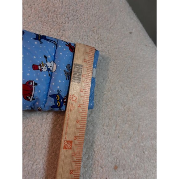 One Kid Hooded Pete the Cat Snowman Puffer Blue Coat Jacket Size 5 Onekid - Picture 10 of 15